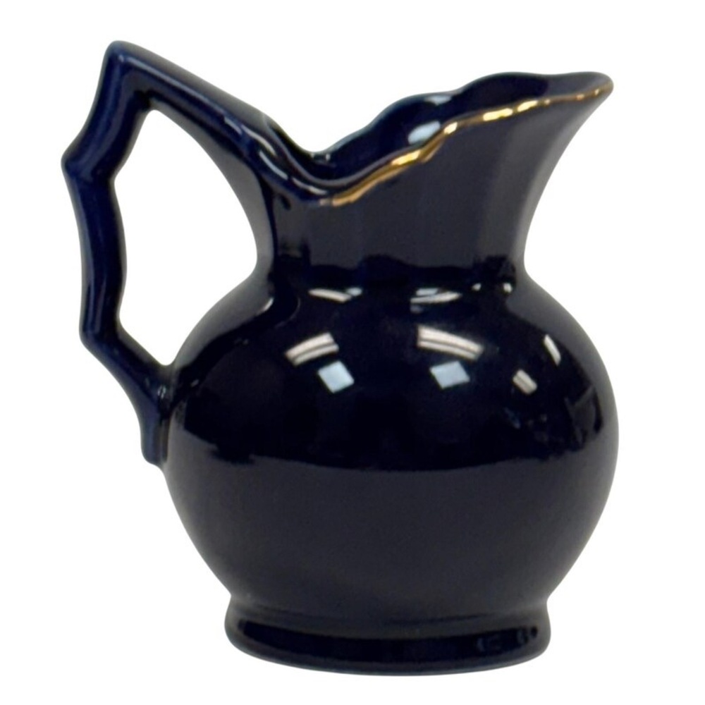 Miniature Colbalt Blue Pitcher & Bowl Set - Picture 3 of 6
